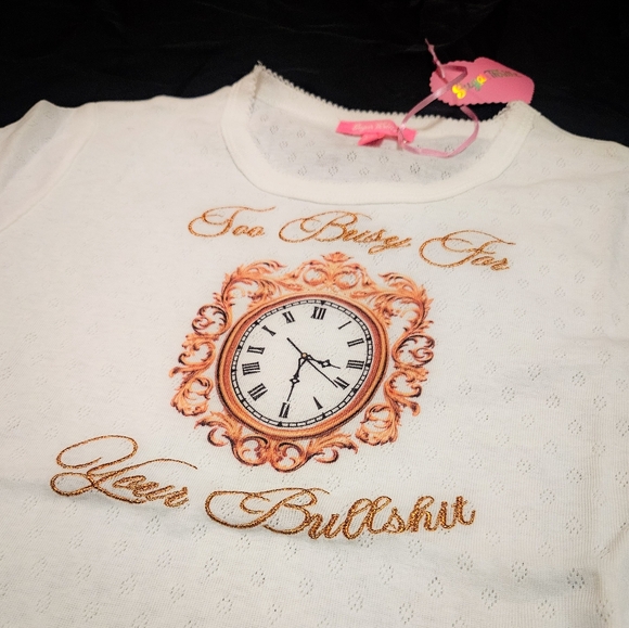 NWT Courtship Countdown Baby Tee DOLLS KILL  SZs  XL & XXL - Picture 2 of 6